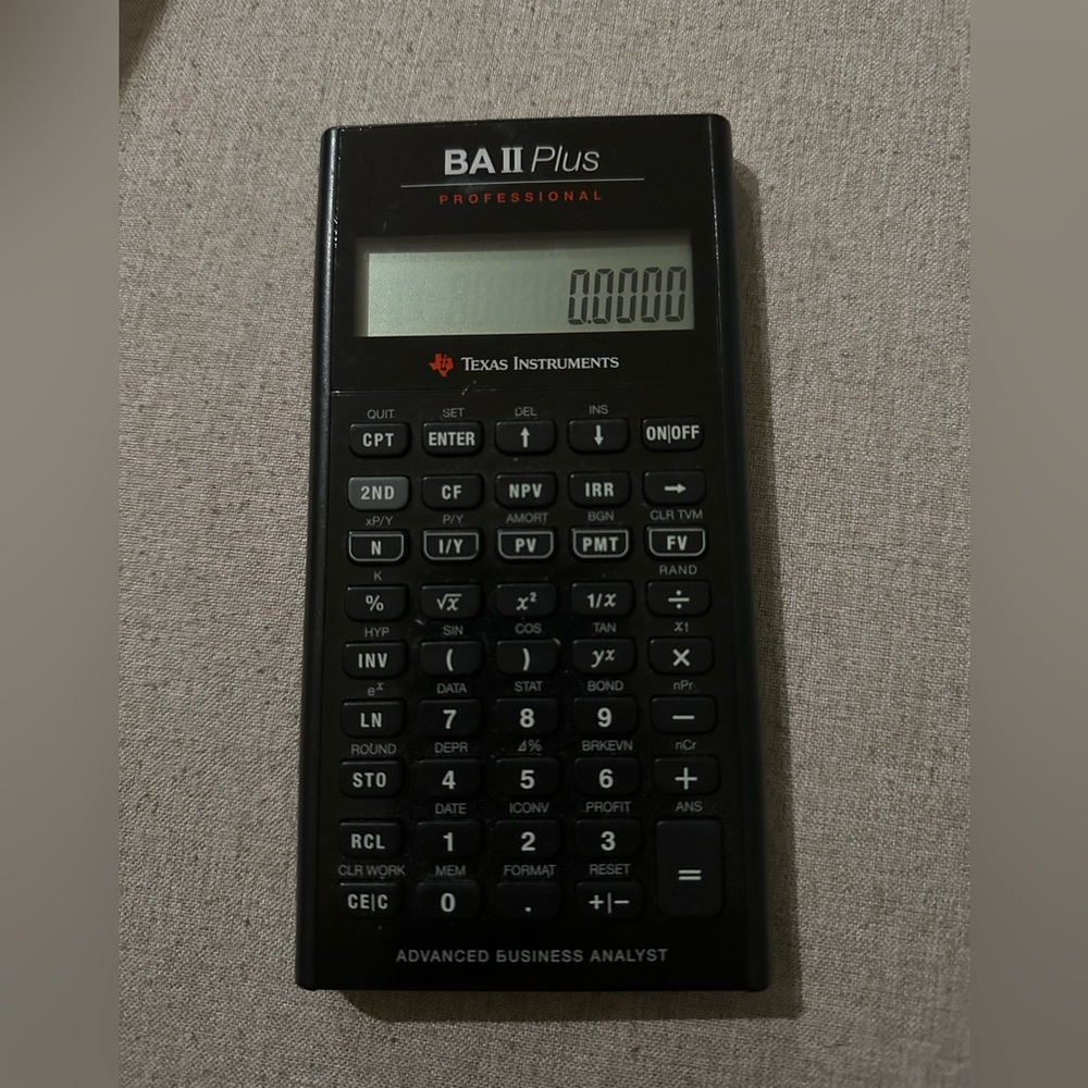 Texas Instruments BA II Plus Professional Calculator